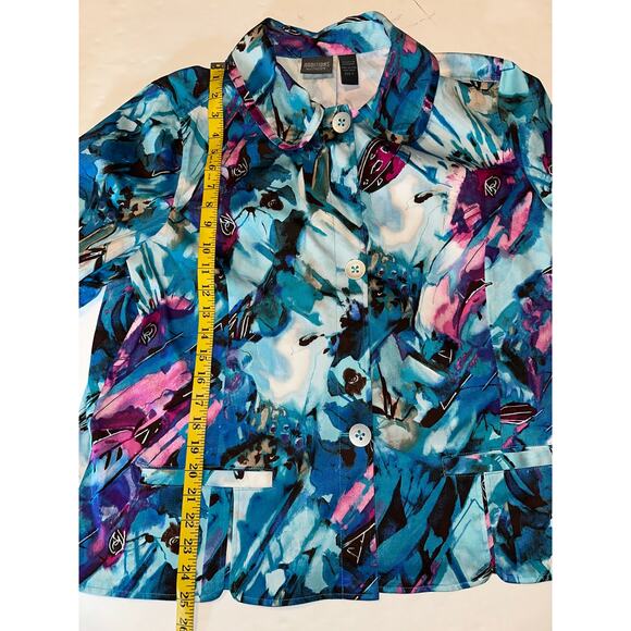 Chico's Additions Blazer - Abstract Print, Size 3 (US 16) - Picture 4 of 6